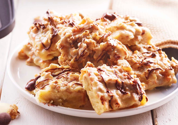 Gaufre façon rose des sables